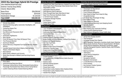 2023 Kia Sportage SX-Prestige