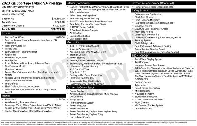 2023 Kia Sportage SX-Prestige