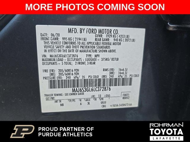 2020 Ford Ecosport SE