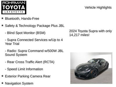 2024 Toyota GR Supra 3.0