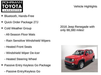 2016 Jeep Renegade Latitude