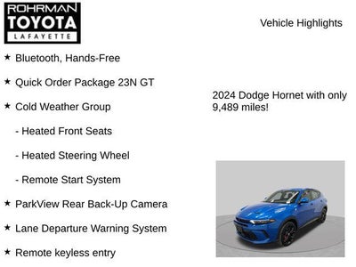 2024 Dodge Hornet GT