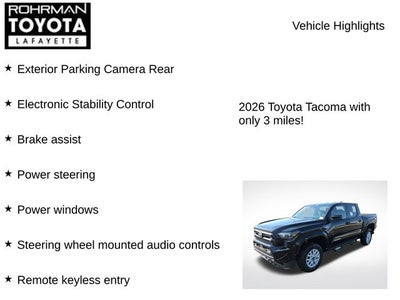 2026 Toyota Tacoma SR5