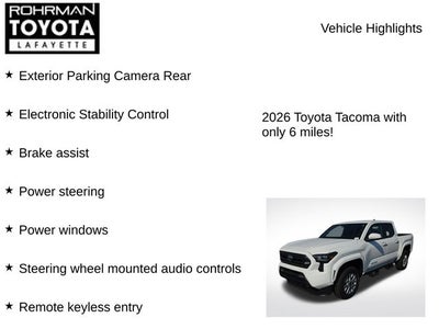 2026 Toyota Tacoma SR5