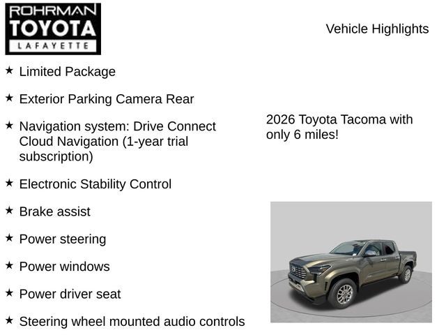 2026 Toyota Tacoma Limited