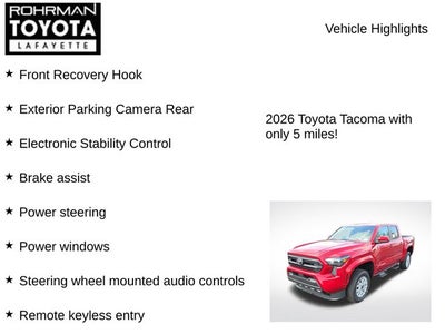 2026 Toyota Tacoma SR5