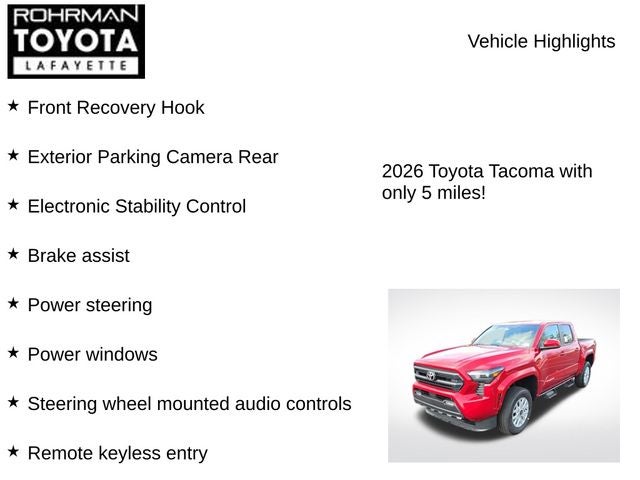 2026 Toyota Tacoma SR5