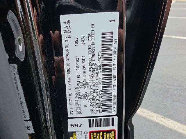 2026 Toyota Tacoma SR