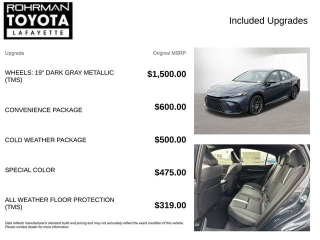 2026 Toyota Camry SE AWD