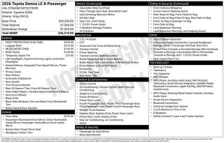 2026 Toyota Sienna LE