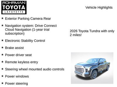 2026 Toyota Tundra i-FORCE MAX Tundra Limited