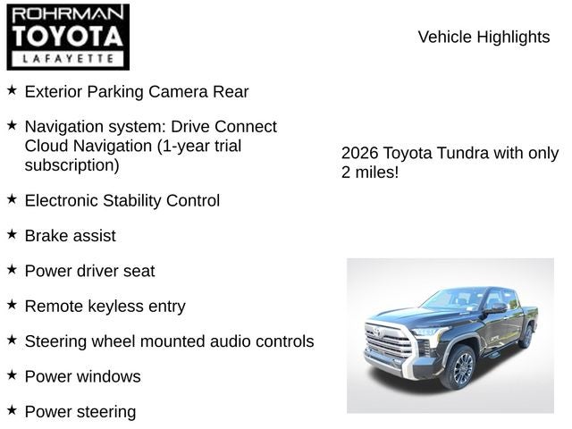 2026 Toyota Tundra i-FORCE MAX Tundra Limited