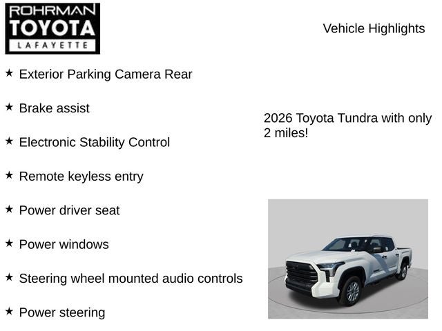 2026 Toyota Tundra SR5