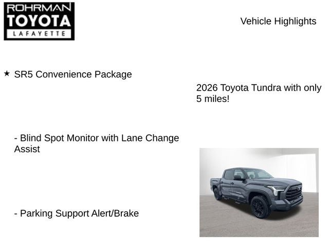 2026 Toyota Tundra SR5