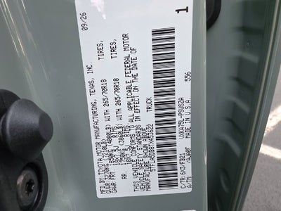 2026 Toyota Tundra SR5