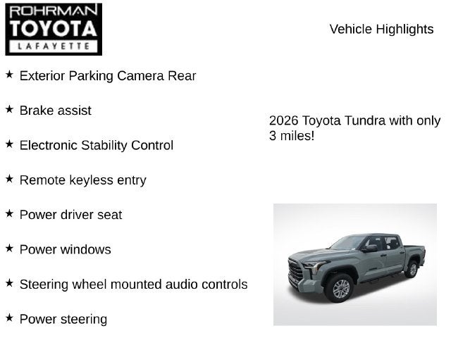2026 Toyota Tundra SR5
