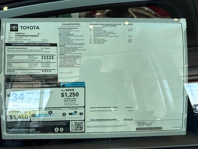 2026 Toyota Corolla SE