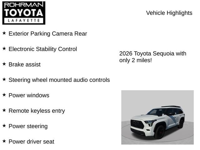 2026 Toyota Sequoia TRD Pro