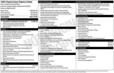 2026 Toyota Toyota Crown Signia Limited