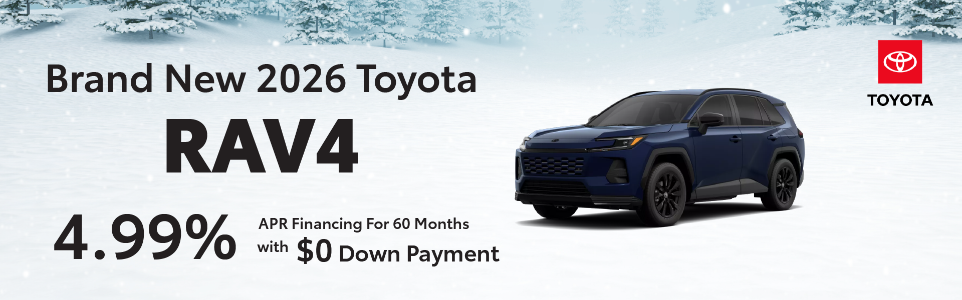 Brand New 2026 Toyota RAV4