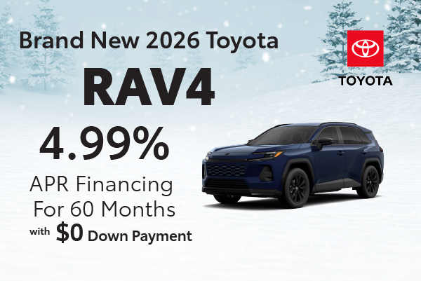 Brand New 2026 Toyota RAV4