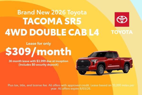 Brand New 2026 Tacoma SR5