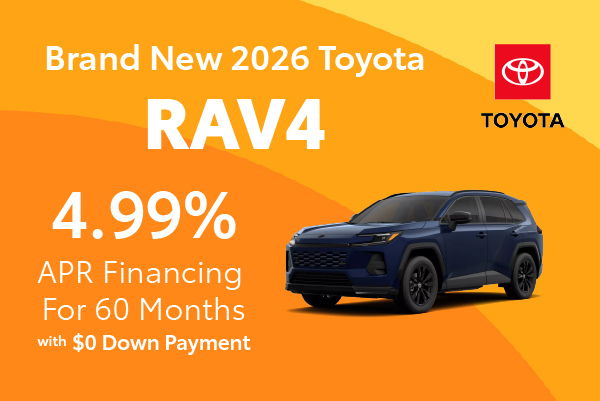 Brand New 2026 Toyota RAV4