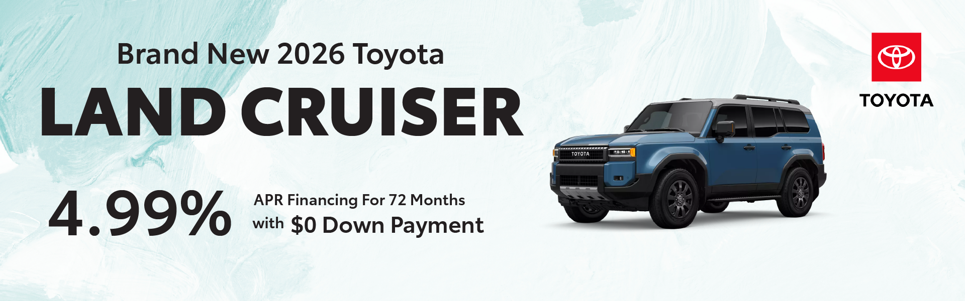 Brand New 2026 Toyota Land Cruiser