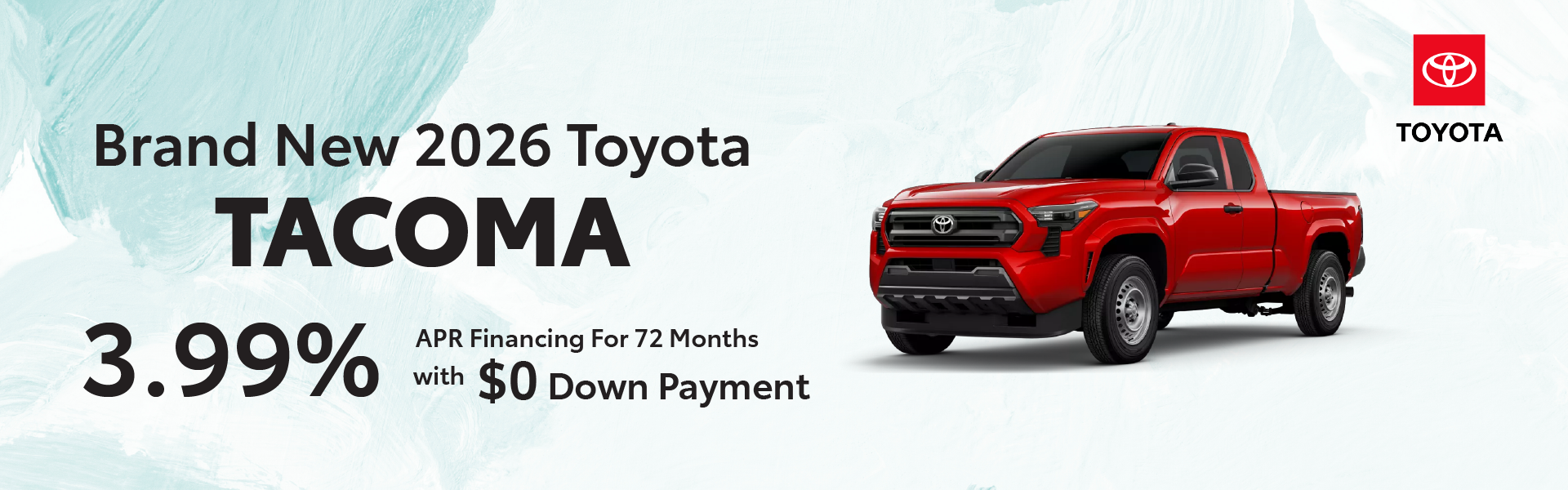 Brand New 2026 Toyota Tacoma