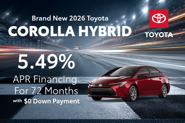 Brand New 2026 Toyota COROLLA Hybrid