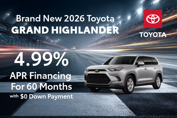 Brand New 2026 Toyota GRAND HIGHLANDER