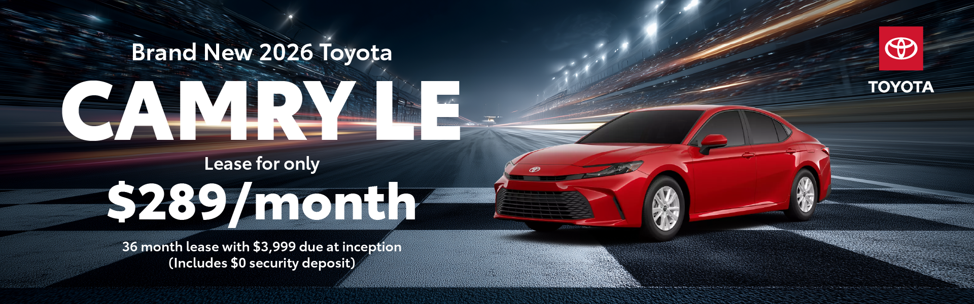 Brand New 2026 Camry LE