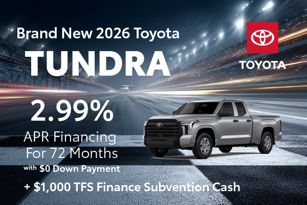 Brand New 2026 Toyota TUNDRA