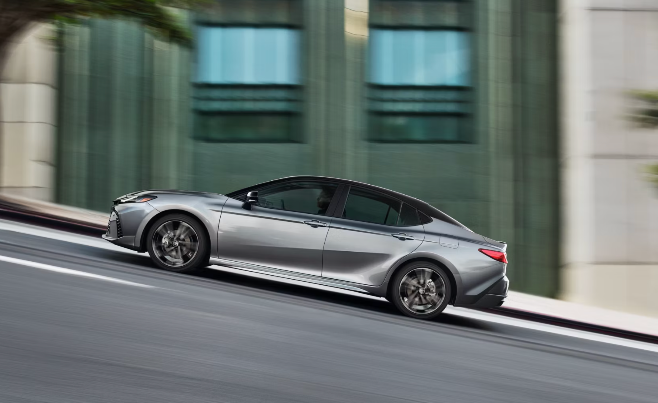 2025 Toyota Camry going uphill
