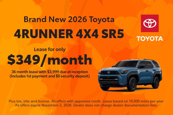 Brand New 2026 Toyota 4Runner SR5