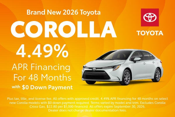 Brand New 2027 Toyota Corolla